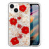 iPhone 14/13 Soft Plastic Fashion Colorful Flowers Design Case