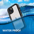 Apple iPhone 14/13 (6.1") 360 Full Protective Waterproof Case with Built-in Screen Fingerprint Protector