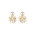 Korean INS Temperament Cool Style Earrings(HE9919)-White Flower Ball