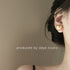 Korean INS Temperament Cool Style Earrings(HE9919)-Gold Circle