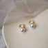 Korean INS Temperament Cool Style Earrings(HE9919)-Pearl