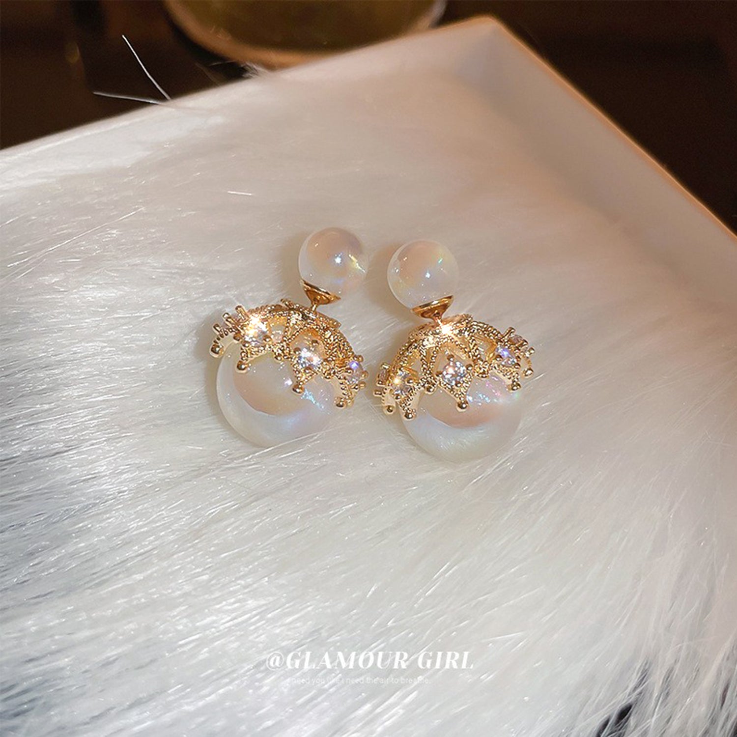 Korean INS Temperament Cool Style Earrings(HE9919)-Mermaid Ji Zhen