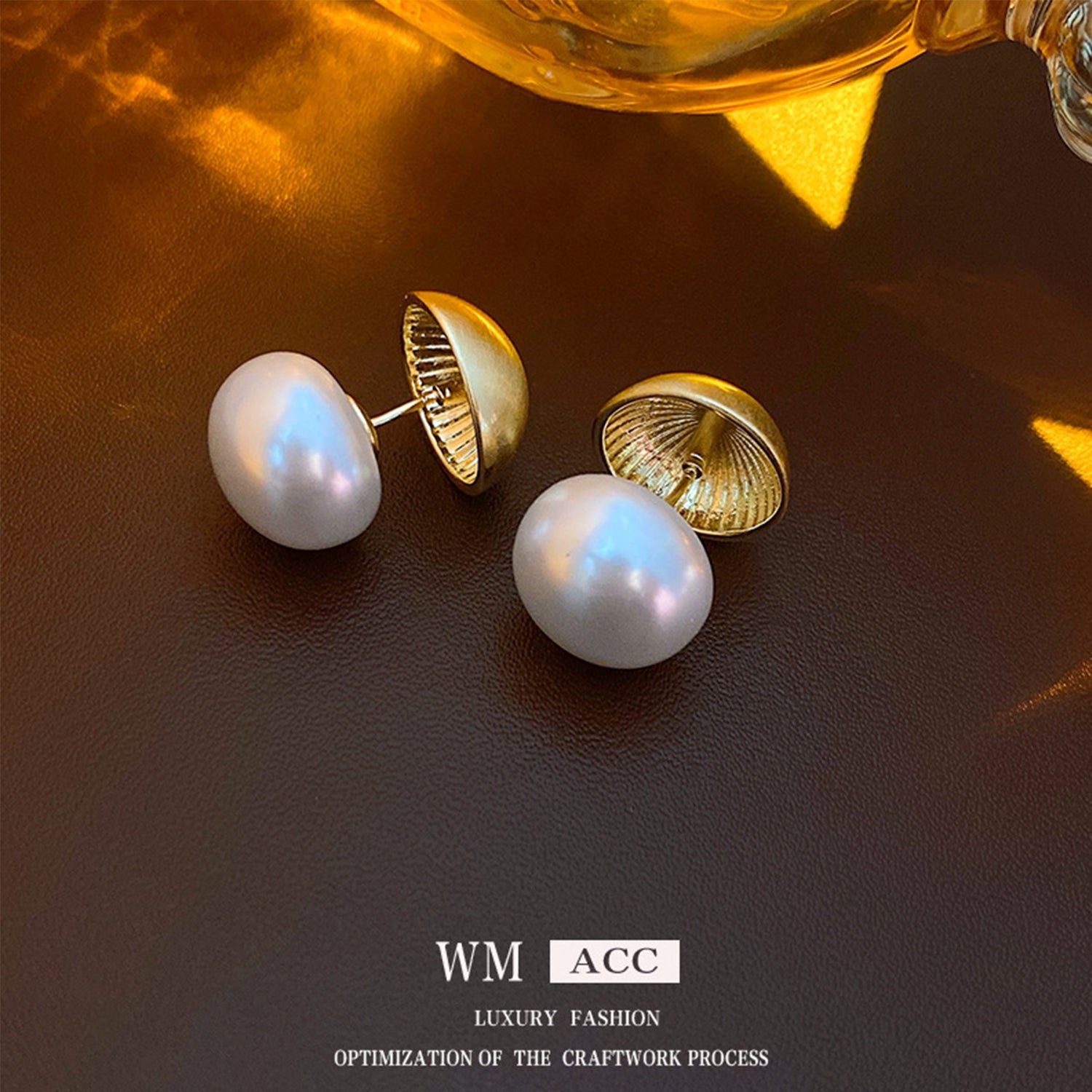 Korean INS Temperament Cool Style Earrings(HE9919)-Gold Circle