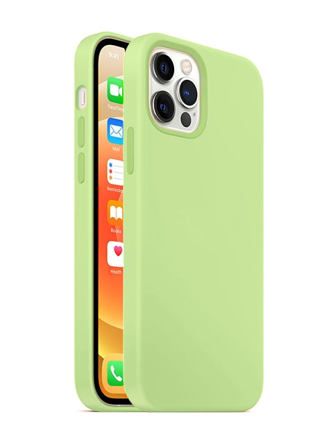 iPhone 15 Pro (6.1'')Colorful Liquid Silicone Gel Rubber Case