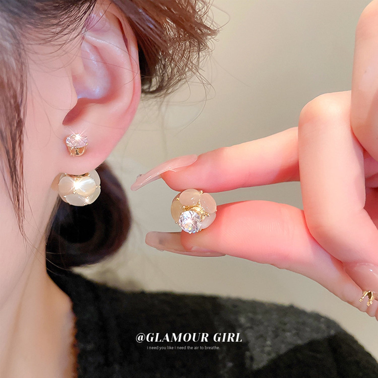 Korean INS Temperament Cool Style Earrings(HE9919)-Cat Eye