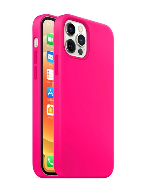 iPhone 15 Pro (6.1'')Colorful Liquid Silicone Gel Rubber Case