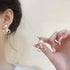 Korean INS Temperament Cool Style Earrings(HE9919)-Elliptic