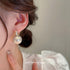 Korean INS Temperament Cool Style Earrings(HE9919)-Pearl