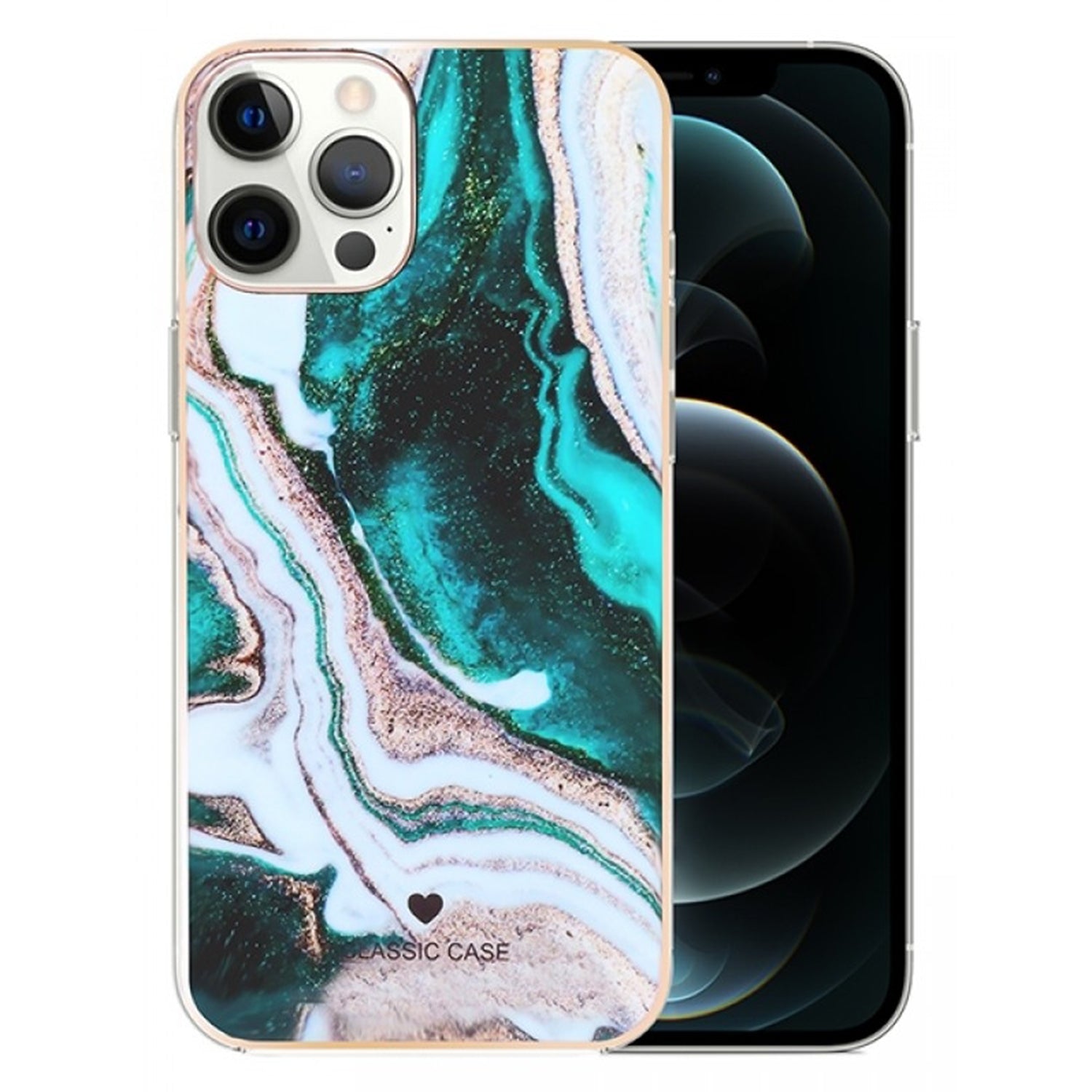 iPhone 13 Pro (6.1") Marbling is ultra-thin, light, fashionable, soft and elastic, suitable case