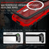 iPhone 15 Pro 360 Full Protective Waterproof Case With Built-in Screen Fingerprint Protector