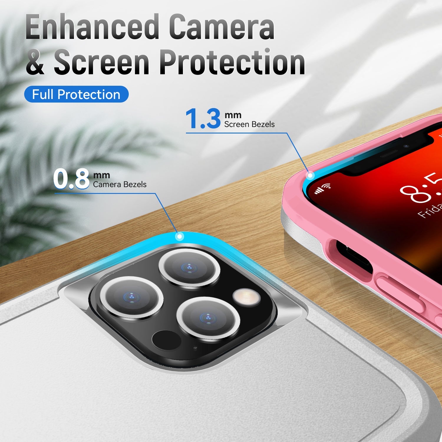 iPhone 14 Pro Kickstand fully protected  heavy-duty shockproof case