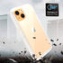 iPhone 15 Transparent Heavy Duty Shockproof Anti-Fall Case