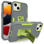 iPhone 14/13 (6.1 ") Kickstand fully protected heavy-duty shockproof case