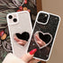 Makeup mirror On the back of the phone case for iPhone 14/13 (6.1 ")