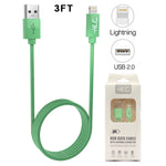 8 Pin Lightning USB Sync+charger Cable 3 feet for iPhone  11/11 Pro /11 Pro Max/ Xs Max/ X / XS/ 8 / 7