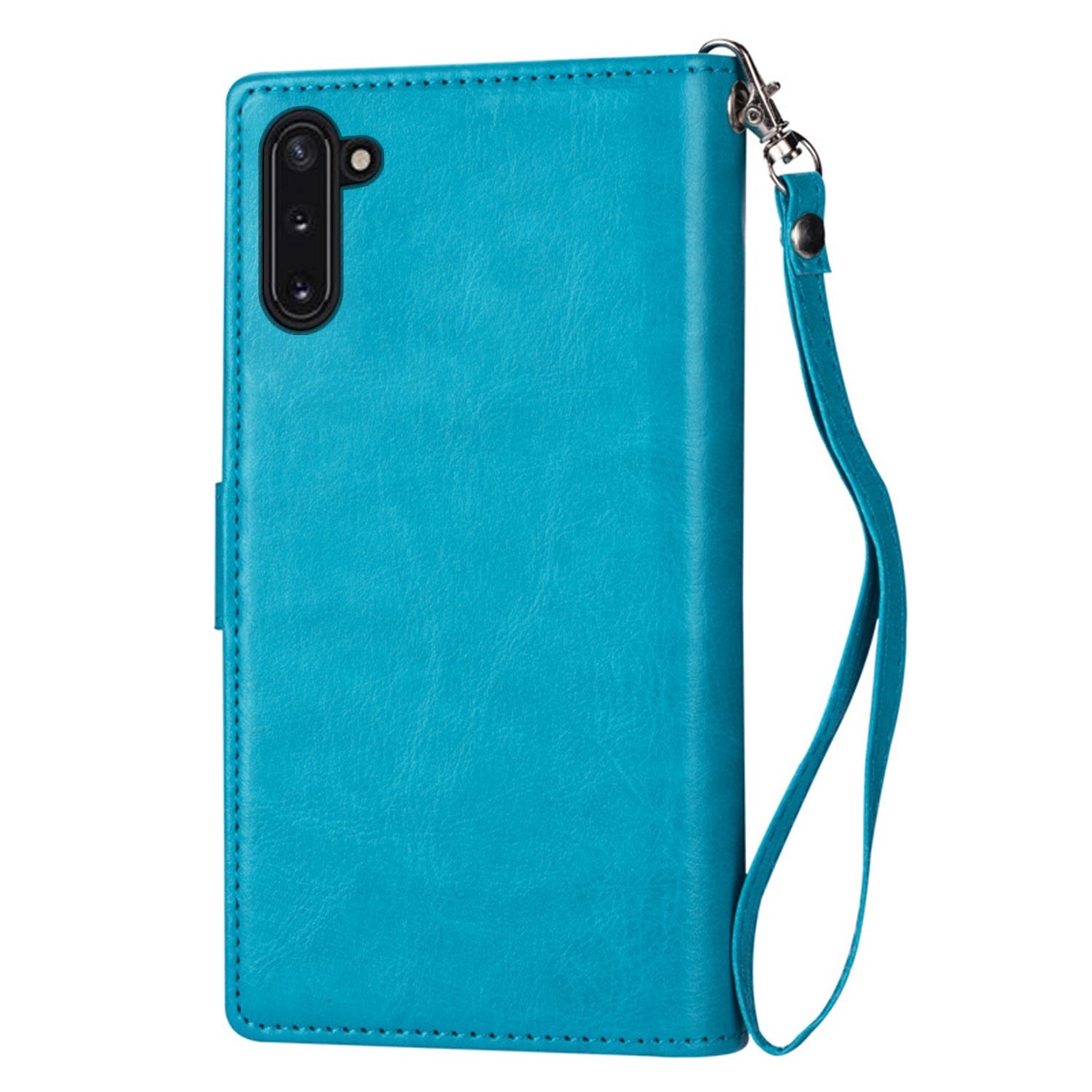 Samsung Galaxy Note 10 2 IN 1 Leather Wallet Case with 9 Credit Card Slots and Removable Back Cover