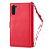 Samsung Galaxy Note 10 2 IN 1 Leather Wallet Case with 9 Credit Card Slots and Removable Back Cover