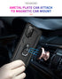 Ring Magnetic GPS car mount Phone Holder for Samsung Galaxy A82 Case