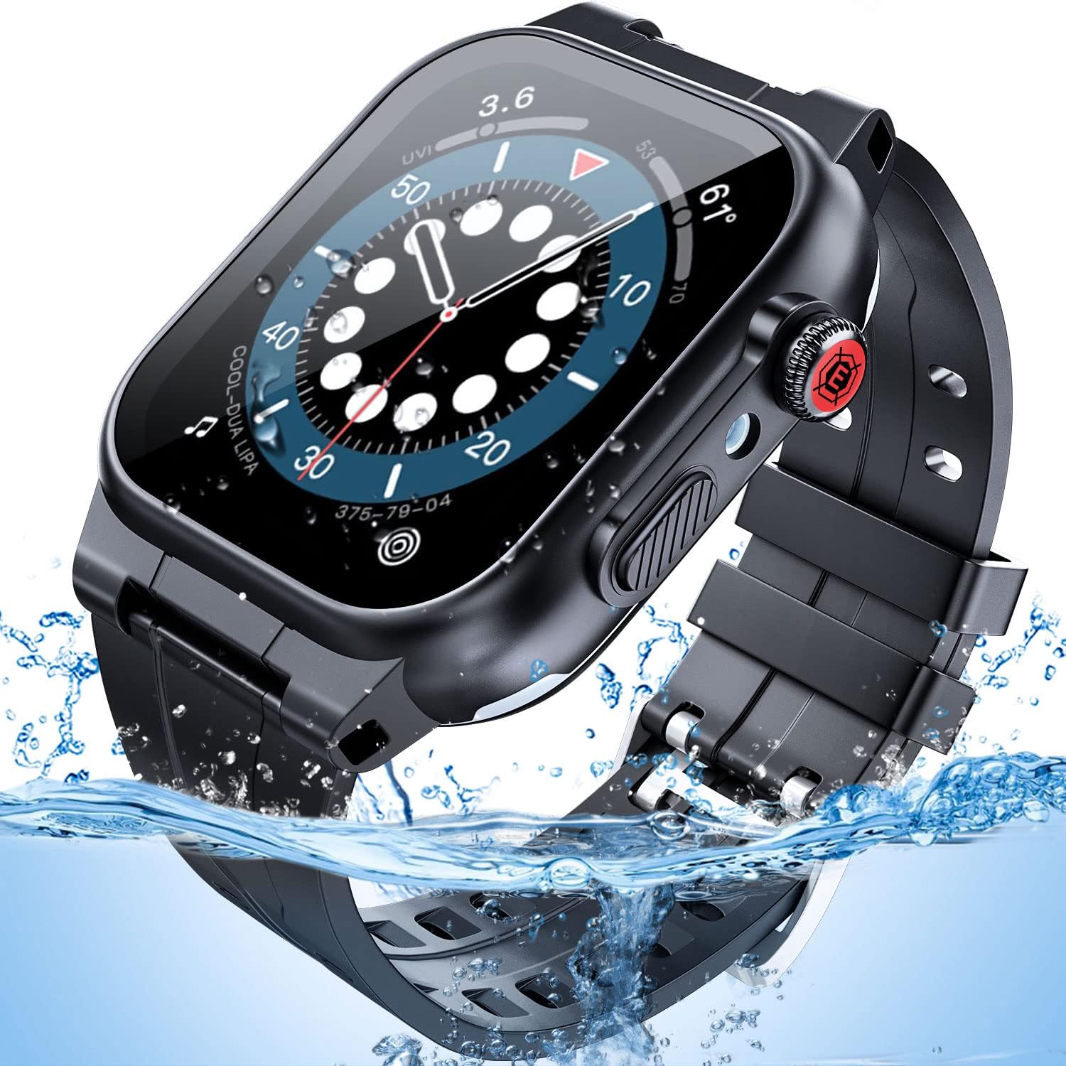 41mm Waterproof Case for Apple Watch Series7, Shockproof and Dustproof Case