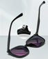 Retro small face can be paired with myopia sunglasses Retro polarized glasses(TR-ZC105*Wan)