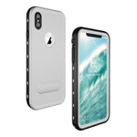 Apple iPhone Xs Max (6.5") 360 Full Protective Waterproof Case with Built-in Screen Fingerprint Protector