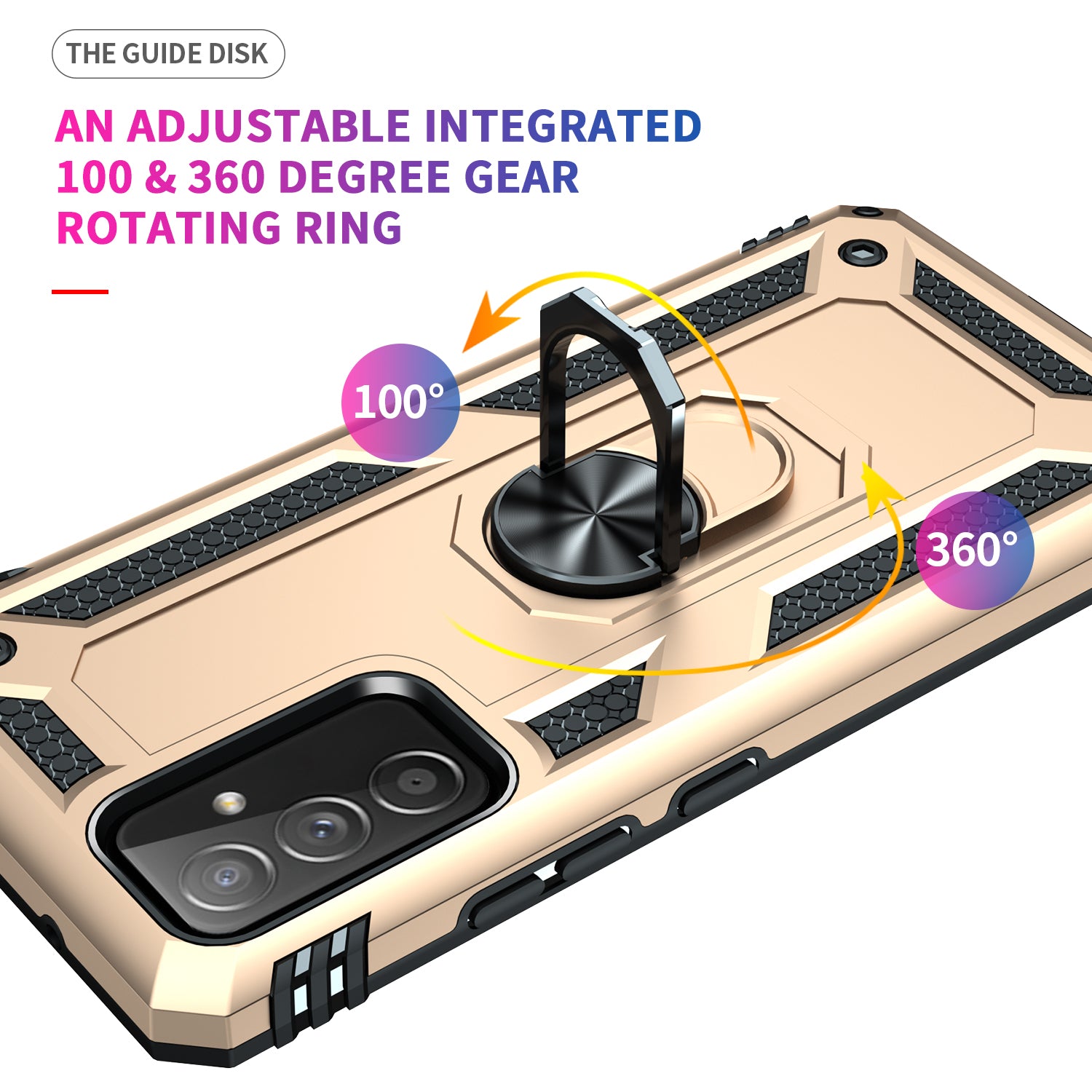 Ring Magnetic GPS car mount Phone Holder for Samsung Galaxy A82 Case