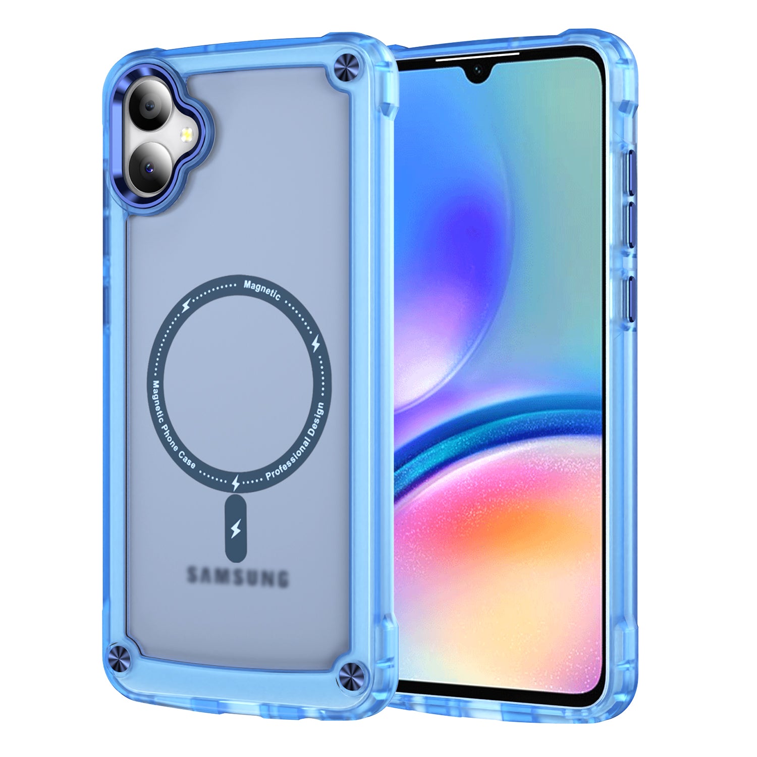 Samsung Galaxy A05 Translucent Skin Feel TPU Hybrid Magnetic Phone Case