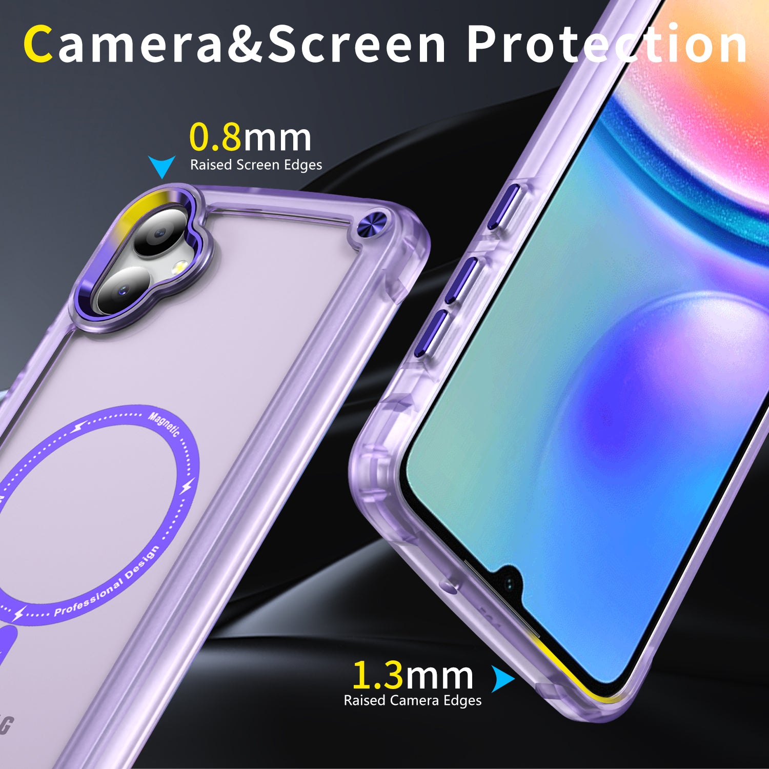 Samsung Galaxy A05 Translucent Skin Feel TPU Hybrid Magnetic Phone Case