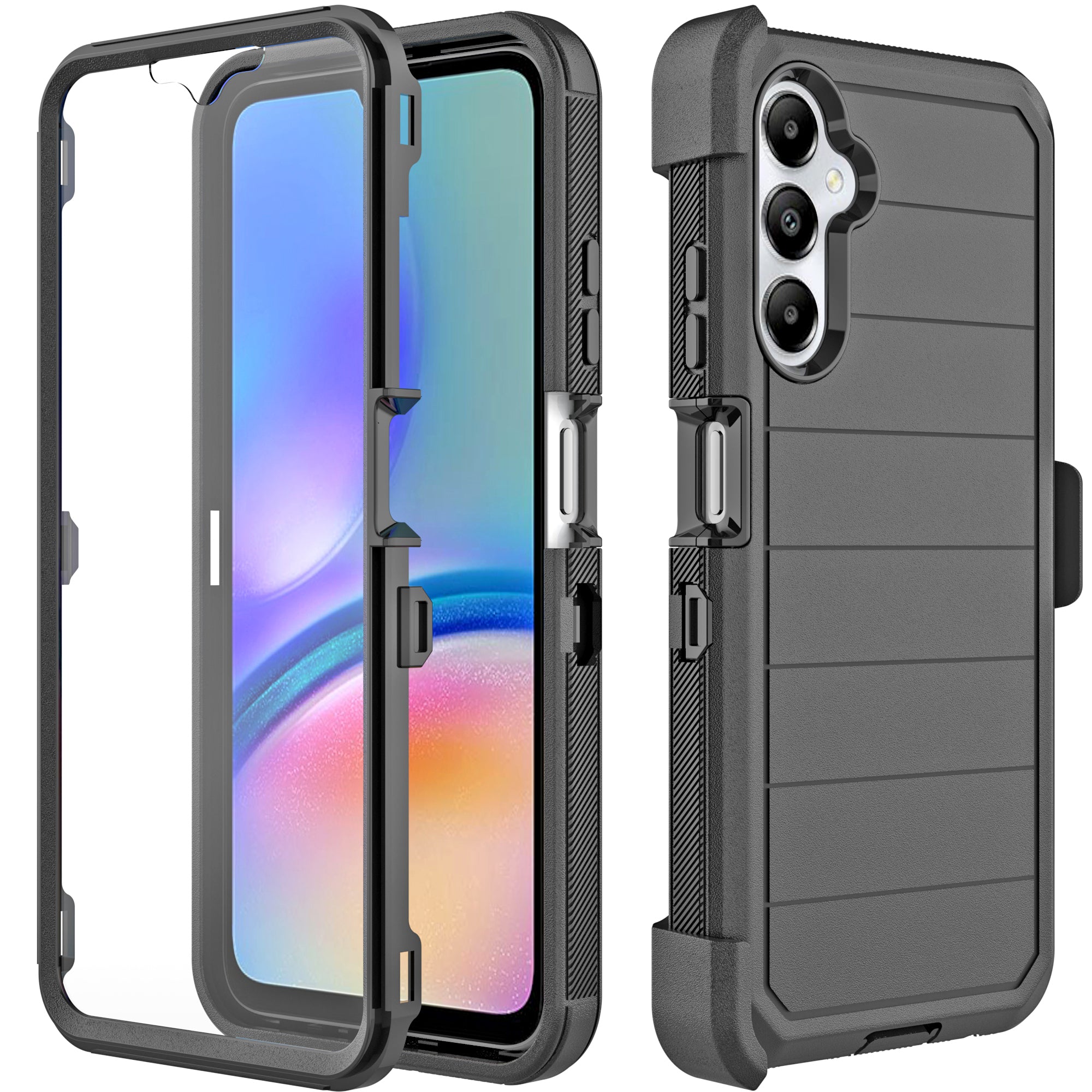 Samsung Galaxy A05S With Kickstand Belt Clip Full Protection Heavy Duty Case