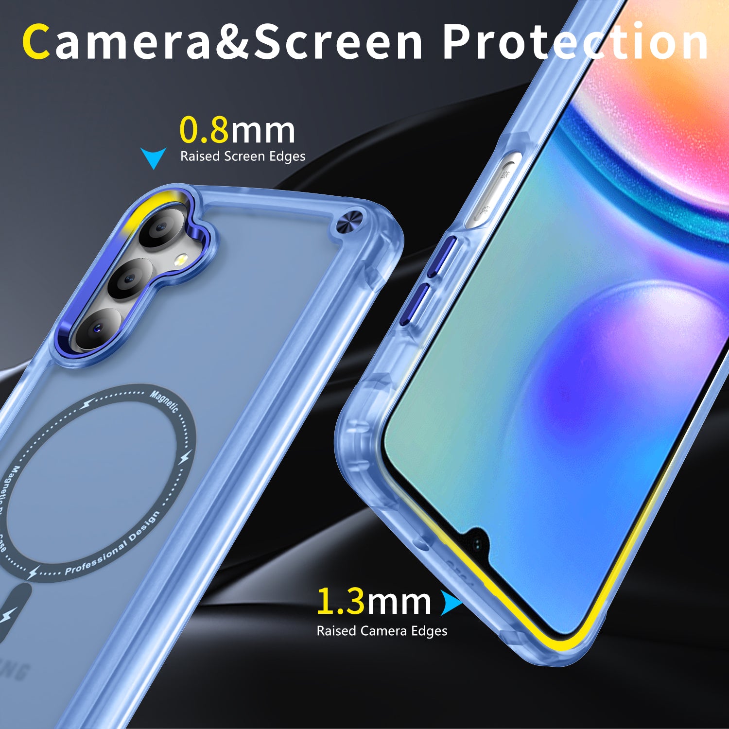 Samsung Galaxy A05S Translucent Skin Feel TPU Hybrid Magnetic Phone Case