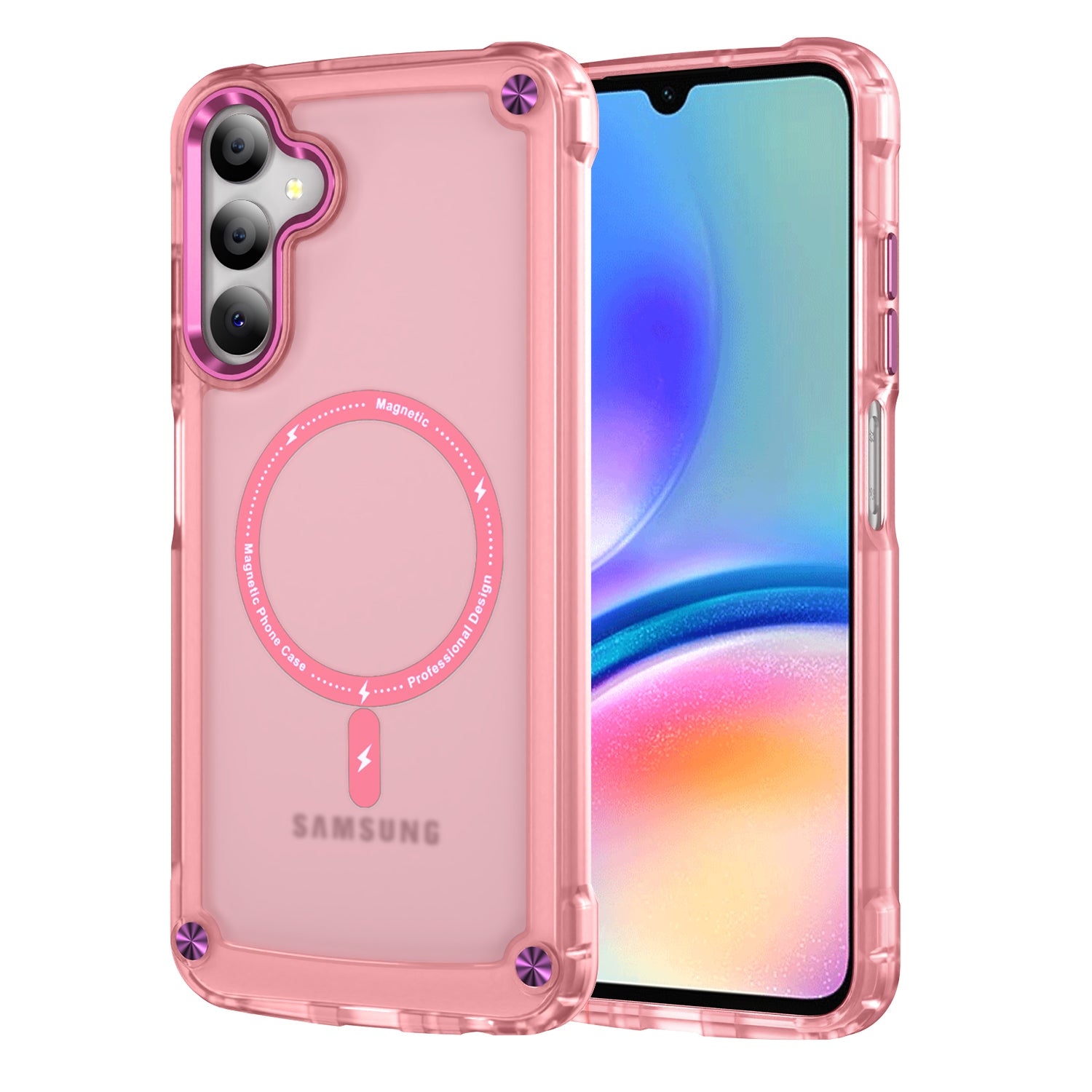 Samsung Galaxy A05S Translucent Skin Feel TPU Hybrid Magnetic Phone Case