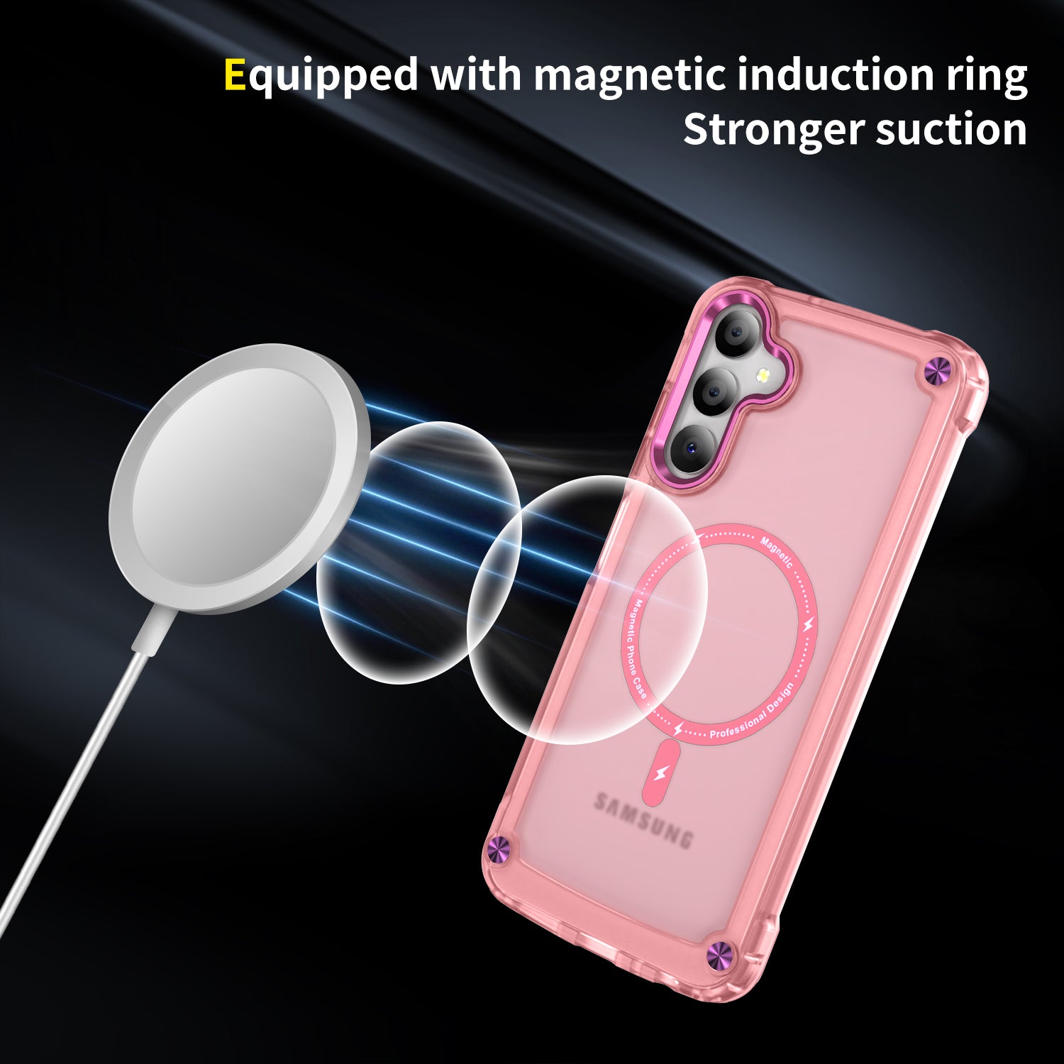 Samsung Galaxy A05S Translucent Skin Feel TPU Hybrid Magnetic Phone Case