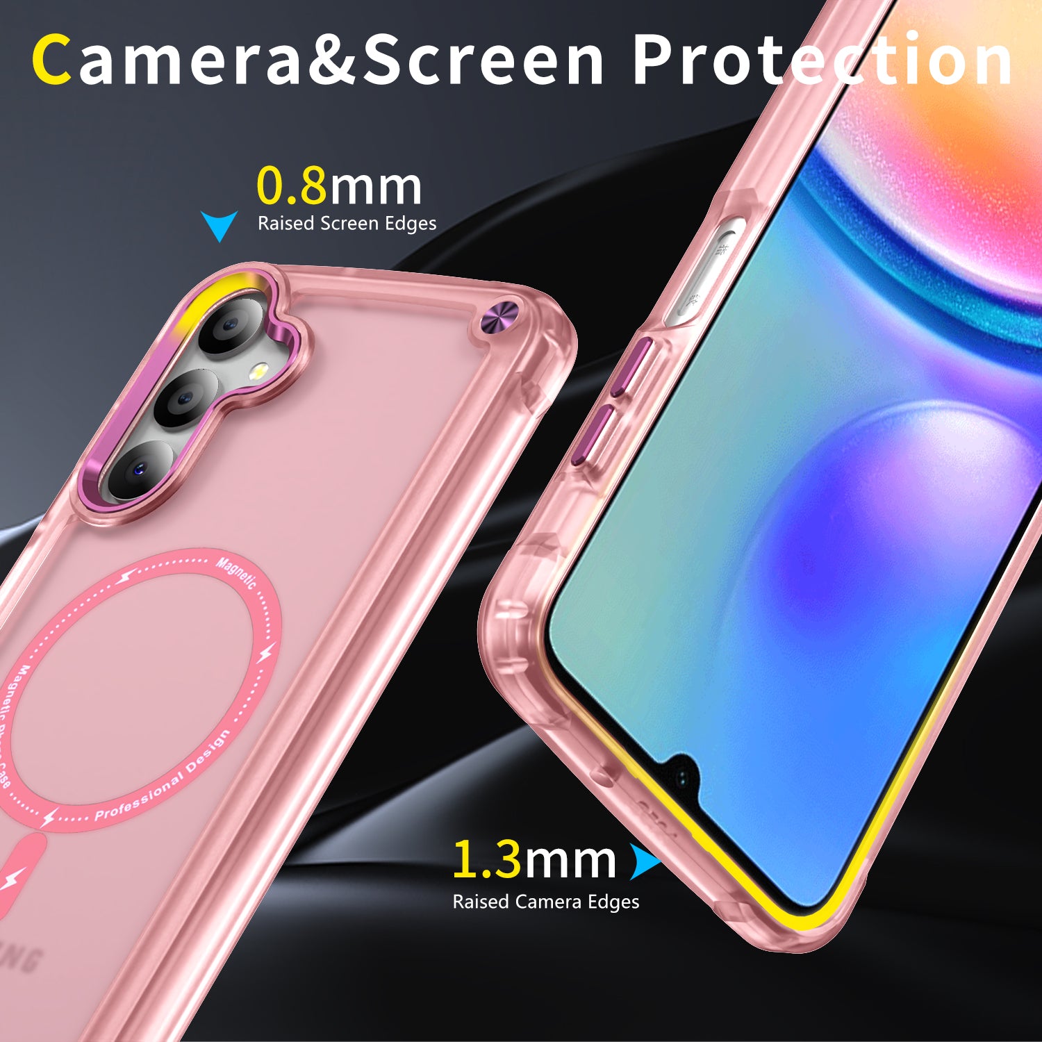 Samsung Galaxy A05S Translucent Skin Feel TPU Hybrid Magnetic Phone Case