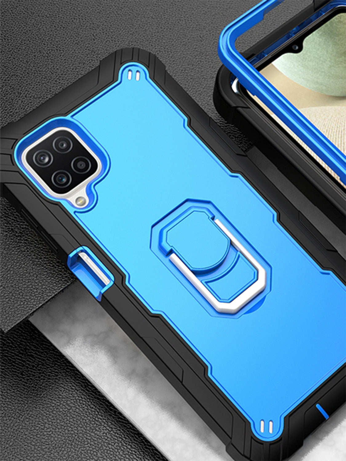 Full azimuth protection hardware bracket silicone case for Samsung Galaxy A12(5G) Case