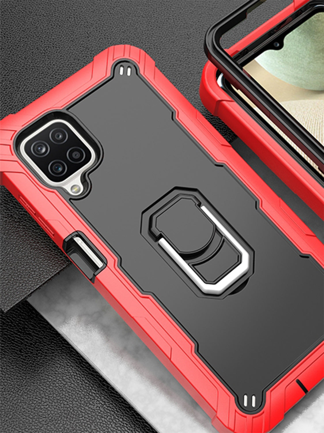 Full azimuth protection hardware bracket silicone case for Samsung Galaxy A12(5G) Case