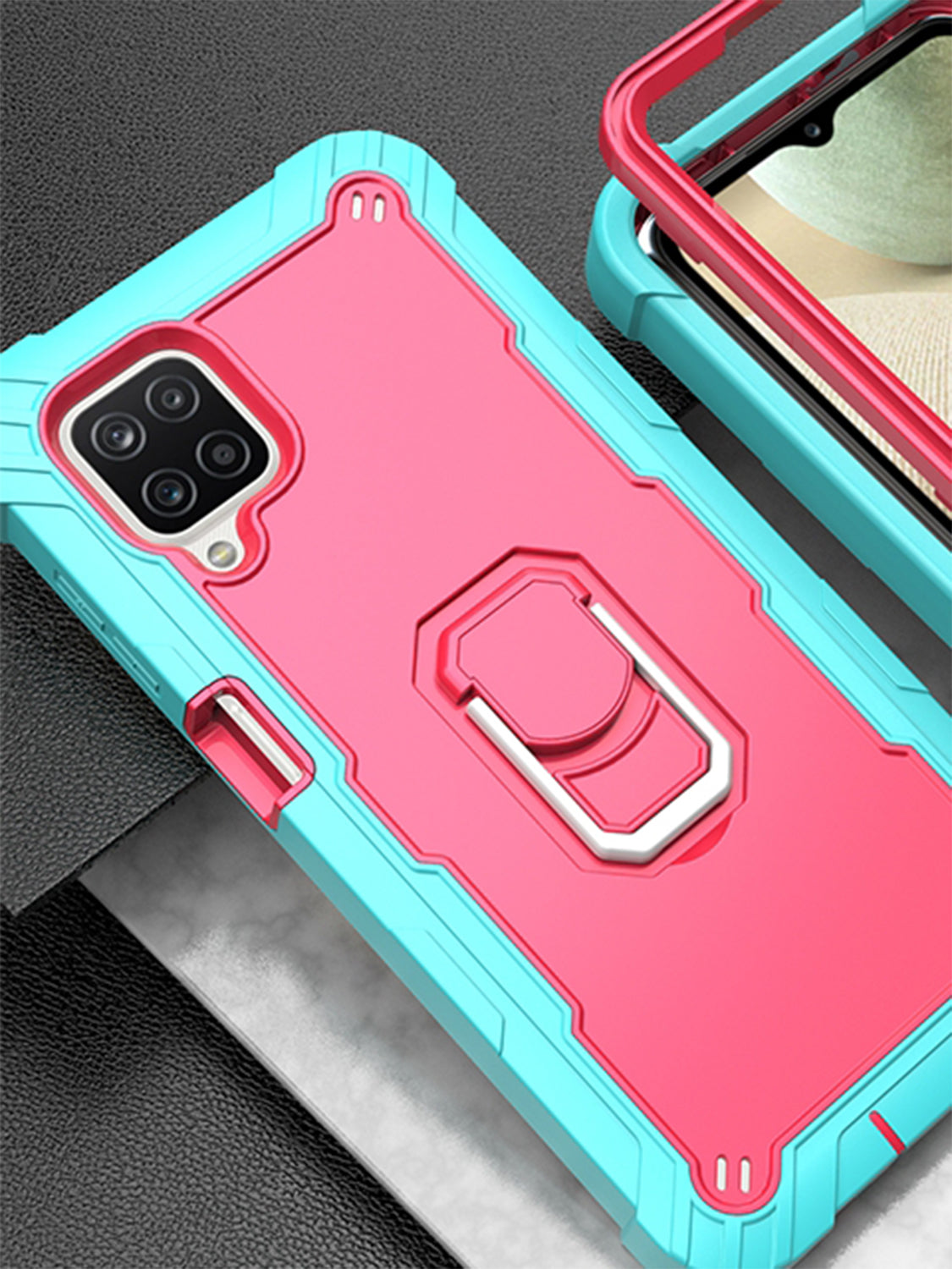 Full azimuth protection hardware bracket silicone case for Samsung Galaxy A12(5G) Case