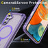 Samsung Galaxy A15 Translucent Skin Feel TPU Hybrid Magnetic Phone Case