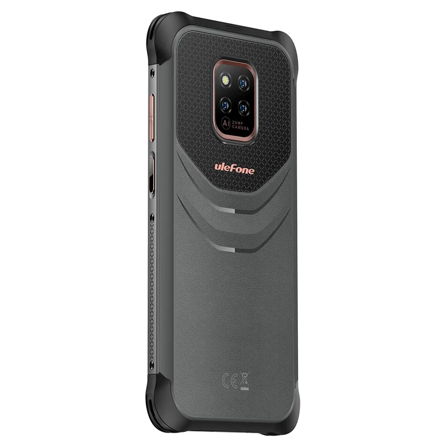 Rugged Smartphone, 10000mAh Rugged Phone, 4GB+64GB up to 2TB, 6.517" HD+, IP68 Waterproof Phone, 20MP Triple AI Camera, Android 11, 4G Volte, GPS, Compass, NFC, OTG-Black