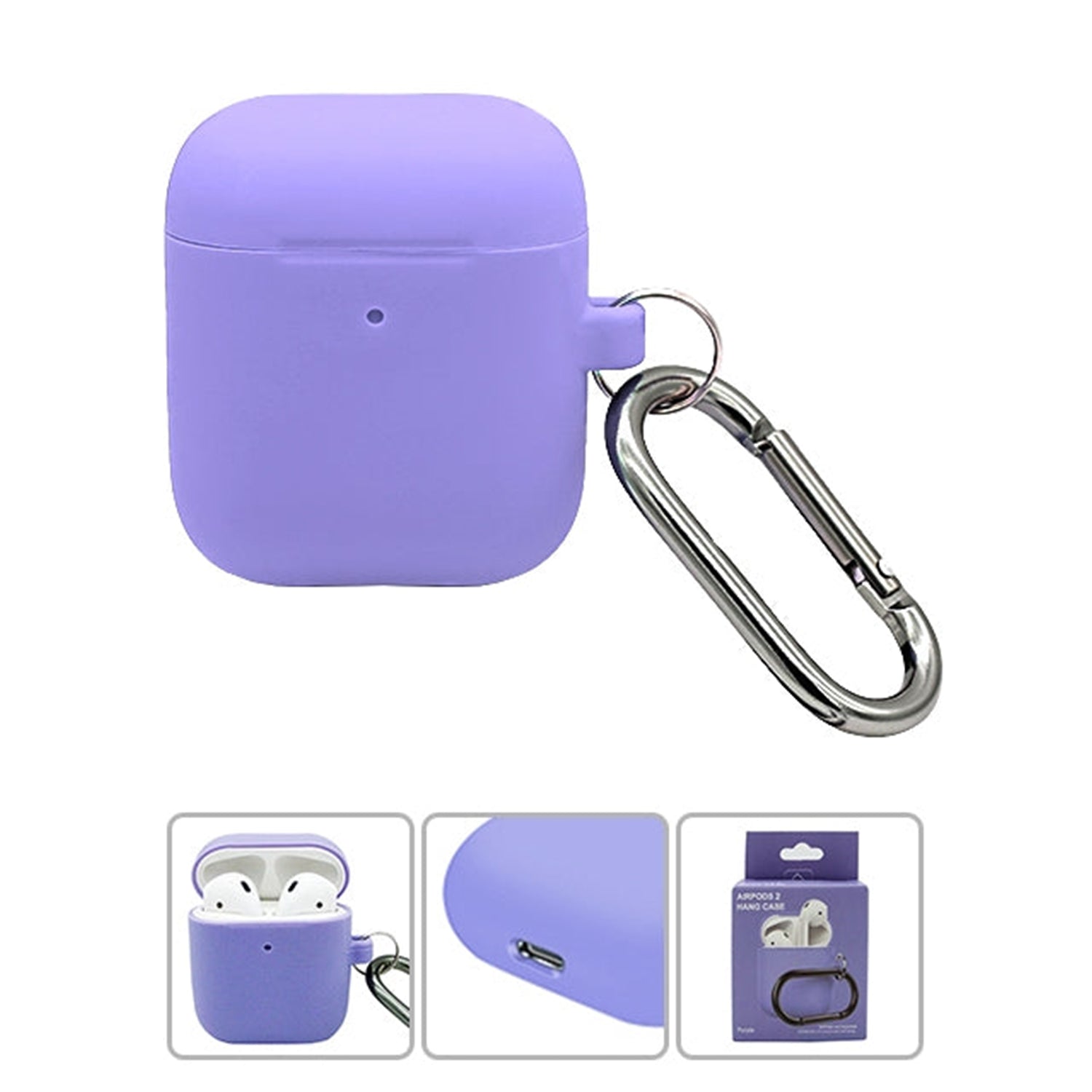 AirPods Case Protective Silicone Cover and Skin Compatible with Apple AirPods