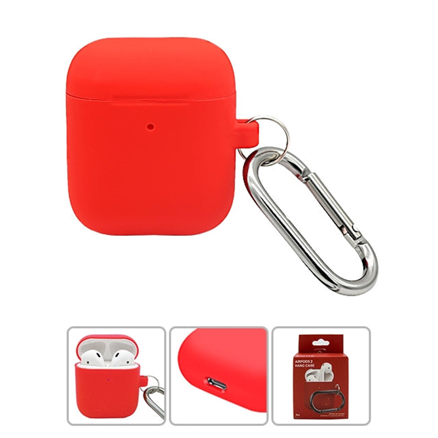 AirPods Case Protective Silicone Cover and Skin Compatible with Apple AirPods