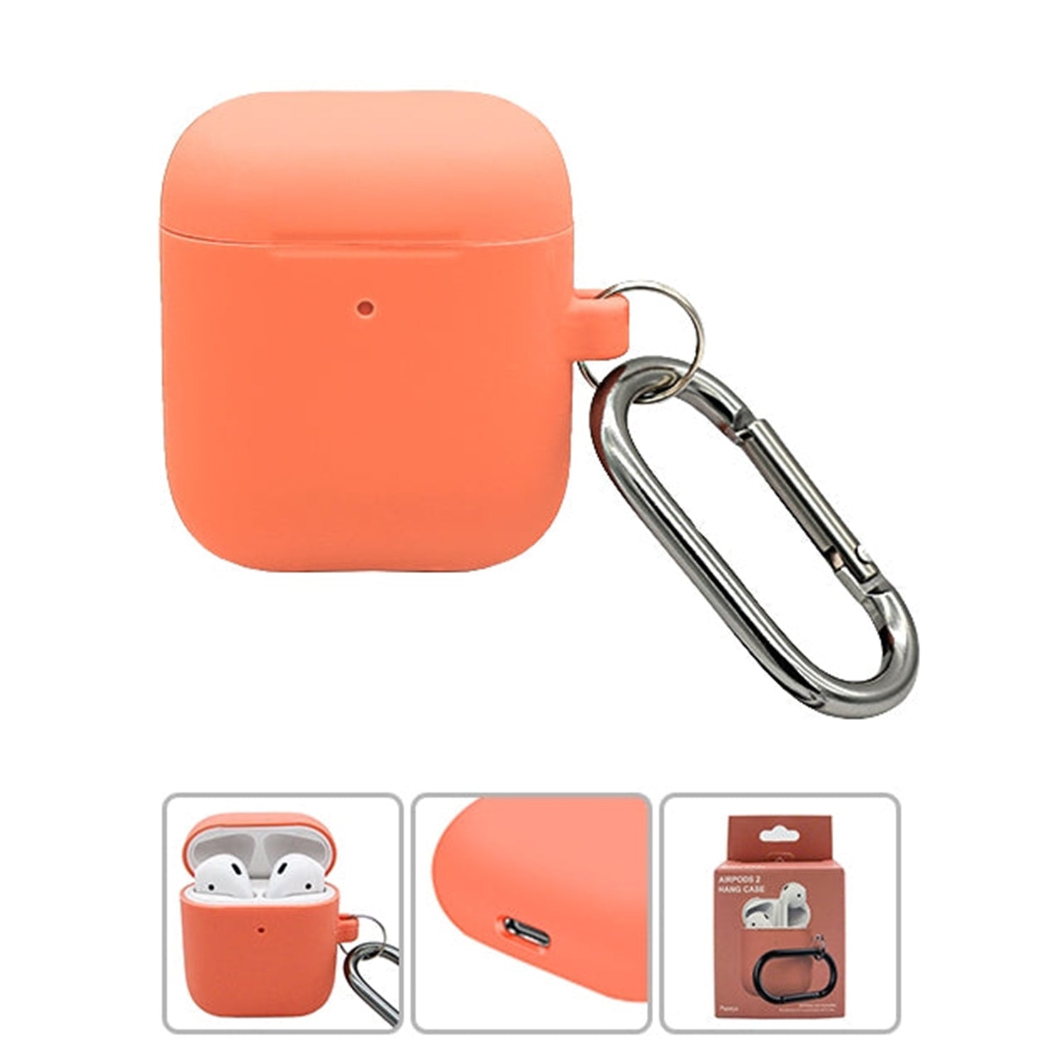 AirPods Case Protective Silicone Cover and Skin Compatible with Apple AirPods