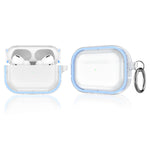 Airpods Pro 2 Transparent Dual Color Frame Earphone Case