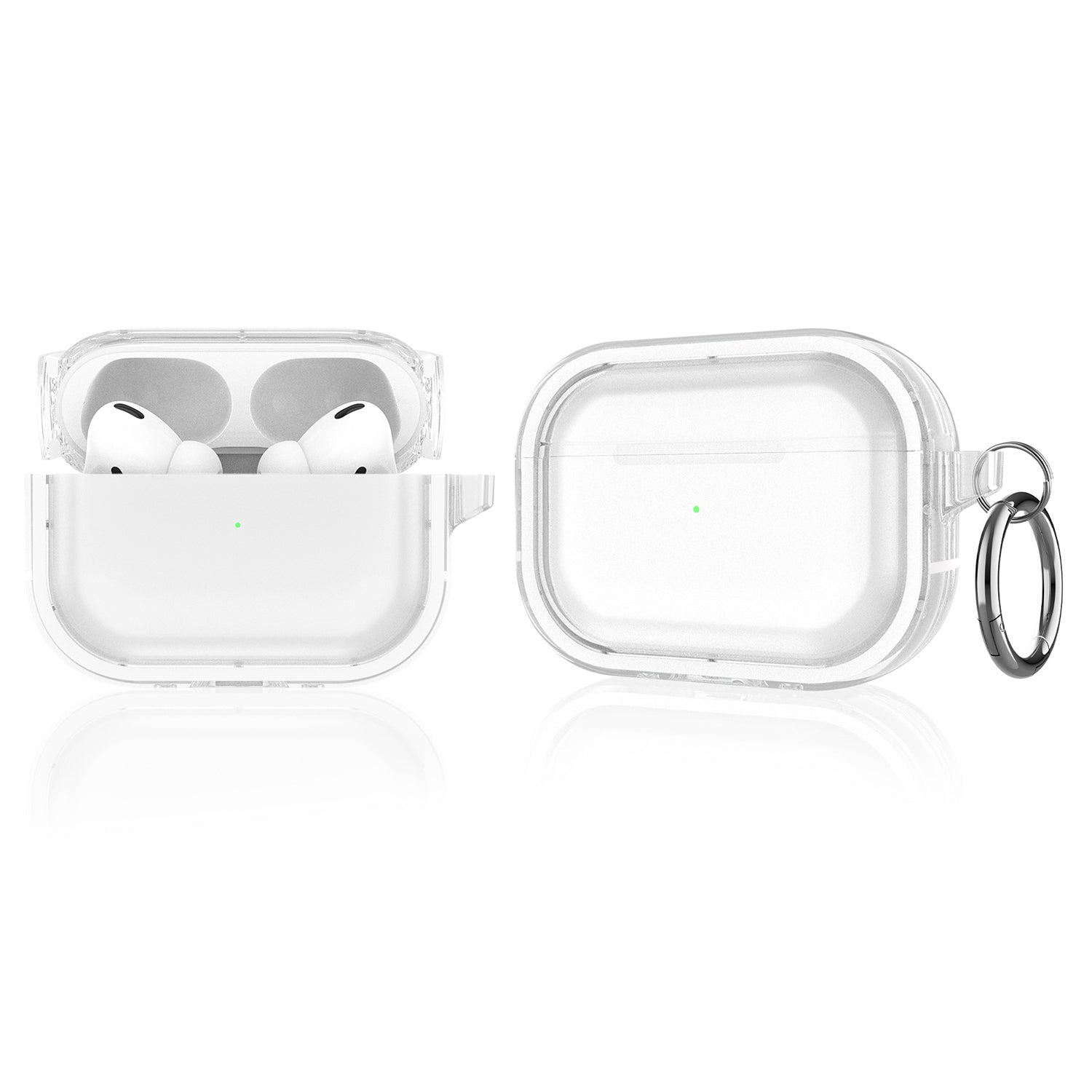 Airpods Pro 2 Transparent Dual Color Frame Earphone Case