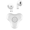 Bluetooth Earphones Gyro Rotation Earbuds Binaural Smart Touch HIFI Stereo Voice Audio-White