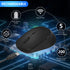 Type-C Wireless Mouse Rechargeable Silent Click Ergonomic Mouse 3 DPI Adjustable with USB Adapter for Laptop PC Macbook