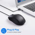 Type-C Mouse 3 Button 1000DPI USB C Mice Adjustable Sensitivity for Windows PC, Laptop and More Type C Devices