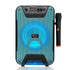 8 Inch 8W Portable Trolley Bluetooth Speaker Sound System Karaoke Machine Party with Remote and Microphone