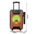 8 Inch 8W Portable Trolley Bluetooth Speaker Sound System Karaoke Machine Party with Remote and Microphone