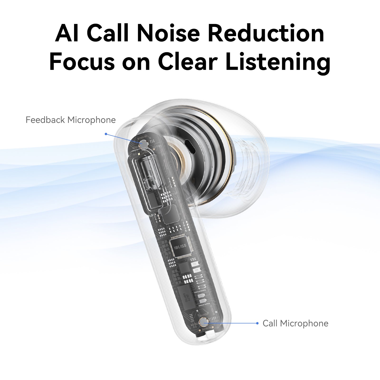 Noise Reduction IPX5 Waterproof High Fidelity Stereo Wireless Bluetooth Earphones