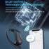 Long range wireless Bluetooth headset with Charged quantity display-Black